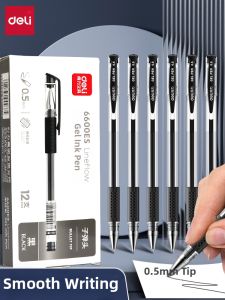deli | Black Red Large Capacity Student Use Ballpoint Pen