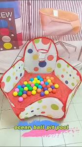Ready Stock Baby Ocean Ball Pit Pool Game Indoor Kids Toy Tent with Ball playball pool castle playball ball playard playtend