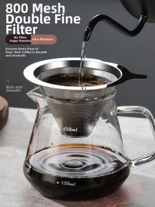 MRUN | Manual Coffee Filter Set Paperless Ultra Fine Mesh