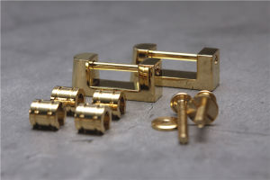 Dulles Original Hardware Acrylic Pattern Diagrams Handmade Leather Goods Accessories Arch Bridge Yellow Brass Foot Studs