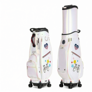 HELIX | Túi Golf Bốn Bánh Phanh Chống Nước Kiểu Hàn Quốc Bóng Ngà