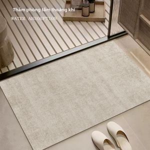 Thảm Lót Cửa Phòng Tắm Chống Trượt Thấm Nước Khô Nhanh