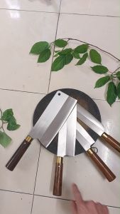 Bộ Dao làm bếp siêu bén không gỉ thép trắng nhật bản rèn thủ công - Dao bếp Tiến Lộc