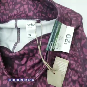 Brandor - Fleece Ankle Legging - Legging Outdoor / Sport Wanita Bahan Tebal - 2 Side Pocket By ANKO ( AKLG27 )