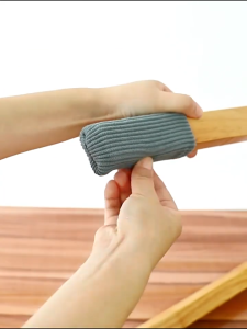 Chair Leg Cover Table Foot Knitted Furniture Leg Protector Anti-Slip Noise Reduction Penutup Kaki Kerusi Meja