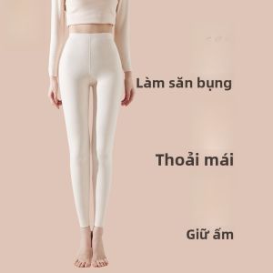 MiiOW | Quần lót mùa thu dày dặn bằng vải nhung cotton cạp cao cho nữ quần lót mùa đông ấm áp thoải mái thoáng khí