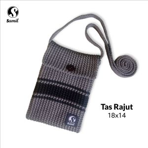 Tas Rajut HP Selempang Wanita Terbaru - Tas HP Wanita - Tas Selempang Wanita Mini
