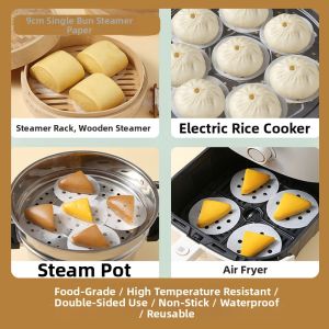 COOKER KING | Food Grade Non-stick Steam Bun Paper