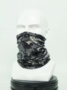 GOBYGO Outdoor Cycling Face Cover Neck Gaiter Camouflage Sunproof Quick Dry Elastic Mesh Bandana Running Hiking Motorcycle Sport