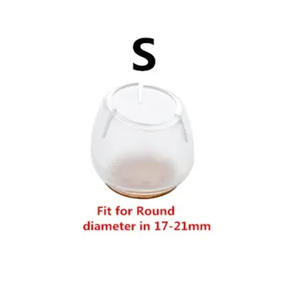 16 Miếng Đệm Chân Ghế Silicon Chống Trượt Bảo Vệ Sàn Nhà Bọc Chân Bàn Ghế Tròn Mũ Cao Su Chân Ghế