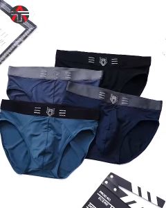 Quần Sịp Nam Chéo Chất liệu Thun Lạnh Thoáng Mát Co Dãn 4 Chiều.Combo Hộp 4 Quần Lót Nam Thun Tam Giác An Thắng 