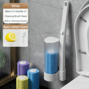 Disposable Toilet Brush Household Toilet Cleaning Brush with No Blind Spots Wall-mounted for Easy Cleaning in Bathroom