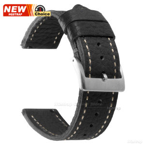Outdoor Handmade Strap 20mm 22mm 24mm Smartwatch Leather Shake Pattern Watch Band for Seiko Bracelet for Rolex Quick Release