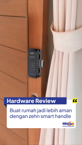 Zehn Digital Lock Glass RIM 902-SC Hitam