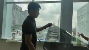 KACA FILM CHROME KACA FILM MIRROR MOBIL DAN GEDUNG STIKER KACA FILM CERMIN TERMURAH TERLARIS