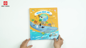 Sách - Atlas động vật - kèm các trang gấp tương tác lật mở khổng lồ - Đinh Tị