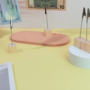 1/5/10pcs Cube Base Memo Clip Holder with Alligator Clip Wood Table Number Holder Cube Base Place Card Stand Mini Photo Menu Sta