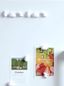 สติกเกอร์แม่เหล็ก รูปเมฆ 3D สร้างสรรค์ สำหรับติดตู้เย็น ไวท์บอร์ด รูปภาพ โน้ต