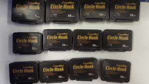 Tuna Fishing Circle Hook 3X Strong in-Line Fishing Hooks for Tuna Catfish Bass Saltwater Freshwater Fishing 4#-10/0