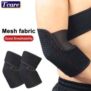 1 Pair Sports Elbow Bandage Breathable Sport Elbow Pads Basketball Volleyball Gym Adjustable Sports Safety Arm Sleeve Pads
