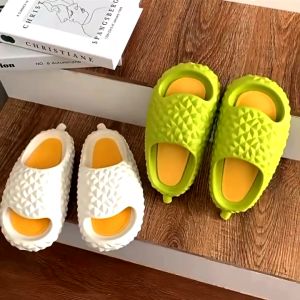 รองเท้าแตะ รองเท้าทุเรียน หมอนทอง รองเท้าแตะทรงทุเรียน 36-41 แฟชั่นฤดูร้อน สําหรับผู้หญิง ส้นแบน แฟชั่น นุ่ม
