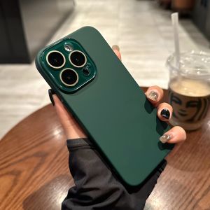 AO.HU | Shockproof Red Matting Hard Shell Case for iPhone