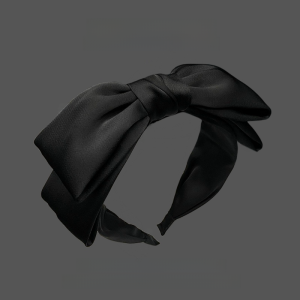 คลิปผมโบว์ผีเสื้อสีดำขนาดใหญ่สำหรับผู้หญิง สไตล์เกาหลี ทรงเรียบง่าย หน้าเล็ก ทรงสูง คลิปผมแบบเรียบง่าย ประดับผม