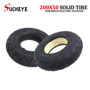 8 Inch 200x50 Filled Solid Tire Inner Outer  for Mini Electric Scooter Tyre  Vehicle 200*50  Accessories