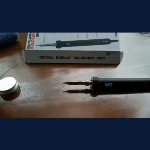 Solder listrik digital 100 watt Original lengkap cepat panas Elektrik LCD Display C919