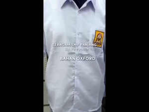 Kemeja Sekolah Lengan Panjang SD SMP SMA Oxford / GS Baju Polos Lengan Panjang Seragam Sekolah By.Amrycollection