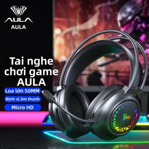 Tai nghe chụp tai AULA S611 âm thanh vòm định vị chính xác cho chơi game