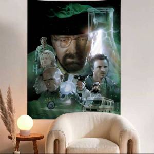 BILIBILI | Breaking Bad TV Show Series DIY Wall Tapestry For Living Room Home Dorm Decor Wall Art Decor