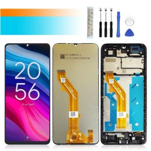 หน้าจอ LCD ขนาด 6.75 นิ้ว สำหรับ TCL 505 T509K พร้อมกรอบ ชุดจอสัมผัสอะไหล่ซ่อม