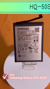 Original HQ-50SD Battery Replacement for Samsung Galaxy A03 Galaxy A03s Galaxy A02s Galaxy M02s Galaxy A14 4G 5000mAh Li-Ion Battery with Free Repair Tools Kit