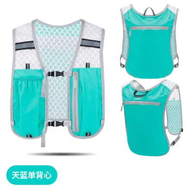 Lightweight Outdoor Climbing Vest Bag Cycling Pack Off-Road Running Vest Bag Breathable Sports Storage Backpack Polyester