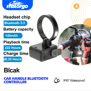Wireless Car Handle Bluetooth Controller Motorcycle Handlebar Car Steering Wheels Switch Media Button Smart Phone Remote Control