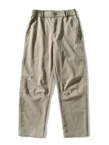 Heavyweight American Casual Style Mens Autumn Outdoor Loose Straight Leg Workwear Comfortable Long Pants Trendy Straight Cut