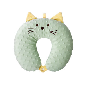 Inflatable U-Shaped Pillow for Children Baby Travel Carriage Head Support Soothing Pillow Detachable And Washable Infant Supplies