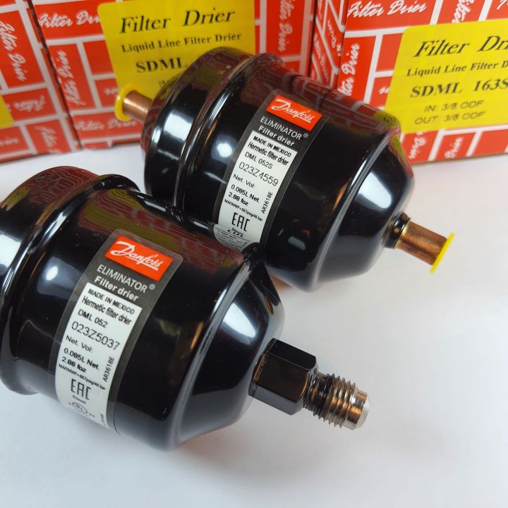 Danfoss Freezer and Refrigerator Filter Drier Flare Type or Solder Danfoss Freezer and Refrigerator Filter Drier Flare Type or Solder