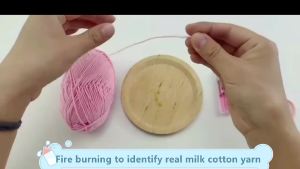 50Gram/Bộ Sợi Cotton Sữa 5 Sợi Cao Cấp Dây Móc Len Mềm Mại Ấm Áp Cho DIY Áo Len Cho Bé Đan Tay Khăn Quàng Cổ