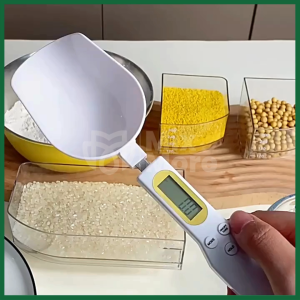 Muỗng cân điện tử 500gr/01g đa năng dùng cho nhà bếp phòng thí nghiệm làm bánh pha chế đo chính xác tiện lợi Mixmore