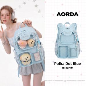 AORDA | Dots Student Backpack Large Capacity