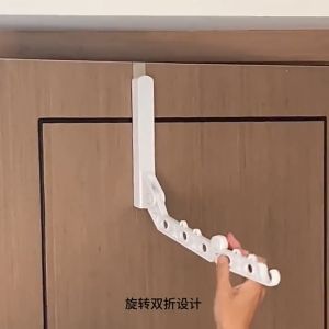 Gantungan Baju Lipat Travel Hanger Portable Foldable Serbaguna Pintu Lemari Hemat Tempat Hanger Traveling Lipat