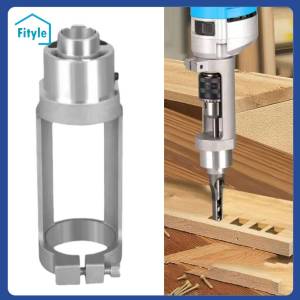 Fityle Square Hole Drill Bit Adapter Drill Bit Fixing Bracket Accessory Location Tool Mortise Tool for Hand Electric Drill