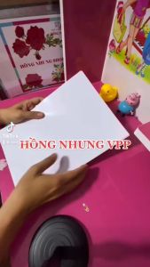 [In Laser] Xấp 50 Tờ Decal nhựa PP chịu nhiệt A4 - Giúp Bạn In Tem Nhãn Ghi Chú Hay Bìa Nhãn Bưu Phẩm
