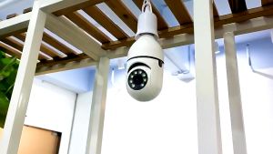 V380 PRO CCTV Lampu Full HD  360° Motion Detection Kamera PTZ View Smart Home Security Surveillance Camera