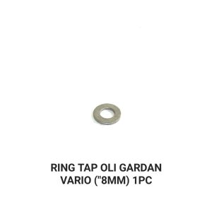 Ring Tap Oli Gardan Vario 8mm (Harga Per 1 PCS) - Ring Reng Plat Aluminium Almini Tutup Oli Oil Gardan Baut M8 Baut Kunci 12 Universal Matic Honda ADV Beat Genio PCX Scoopy Spacy Vario Karbu 110 Vario Techno 125 Vario 125 Vario 150