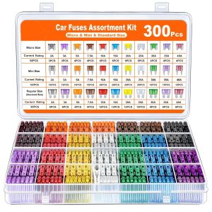 other | 300PCS New Car Fuse Box Set Small Fuse Medium Fuse Plate Mini Zinc Fuse Plate