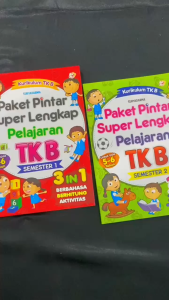 Paket Pintar Super Lengkap Pelajaran TK B Semester 1&2 3 IN 1 (2 Buku)