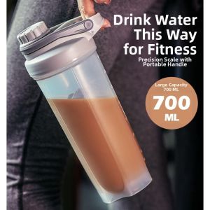 XIYUYANGGUANG | Portable Women Fitness Shaker Cup with Scale